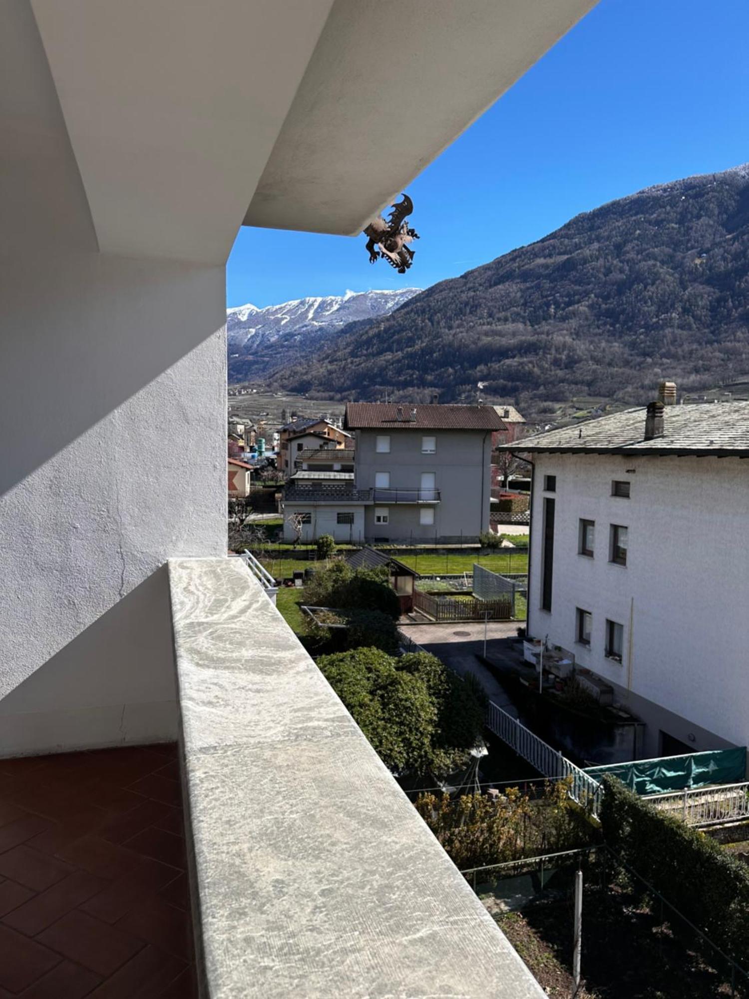 Ampio Appartamento Con Vista “Casa Magro” Tirano Buitenkant foto